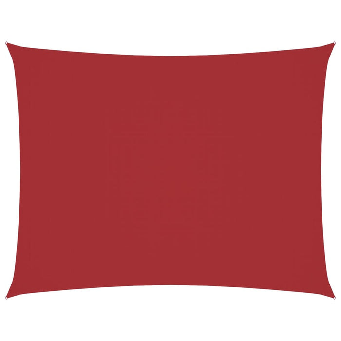 Parasole a Vela Oxford Rettangolare 3x4,5 m Rosso 135651