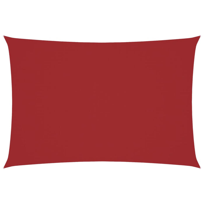 Parasole a Vela Oxford Rettangolare 3x5 m Rosso