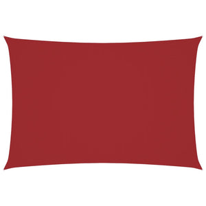 Parasole a Vela Oxford Rettangolare 3x6 m Rosso