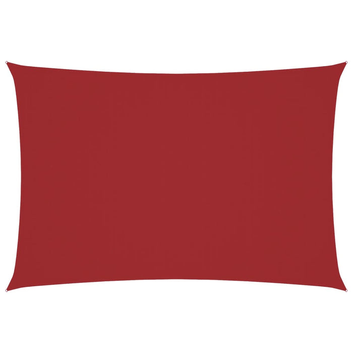 Parasole a Vela Oxford Rettangolare 3x6 m Rosso