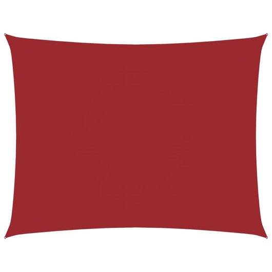 Parasole a Vela Oxford Rettangolare 3,5x4,5 m Rosso cod mxl 21300