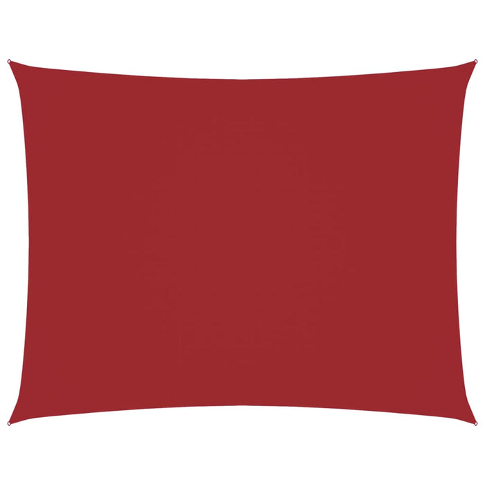 Parasole a Vela Oxford Rettangolare 3,5x4,5 m Rosso cod mxl 21300