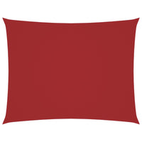 Parasole a Vela Oxford Rettangolare 3,5x5 m Rosso 135655