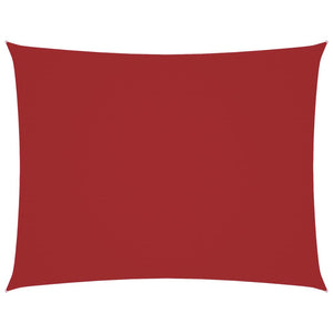 Parasole a Vela Oxford Rettangolare 3,5x5 m Rosso 135655