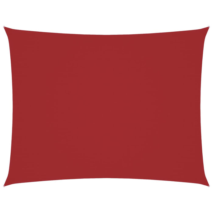 Parasole a Vela Oxford Rettangolare 3,5x5 m Rosso 135655