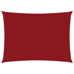 Vela parasole rettangolare in tessuto Oxford 35 x 5 m rossa 02_0009658