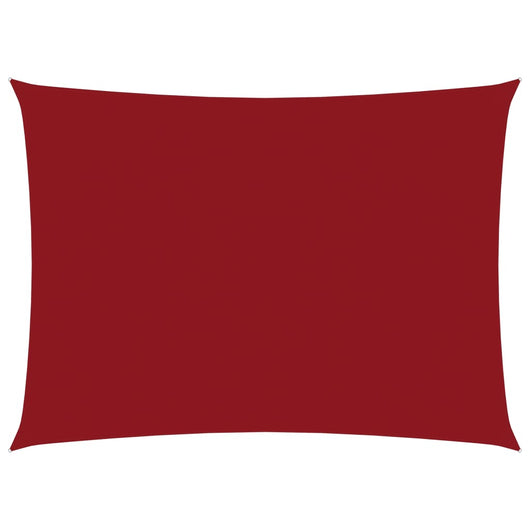 Vela parasole rettangolare in tessuto Oxford 35 x 5 m rossa 02_0009658