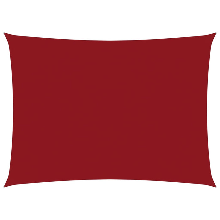 Vela parasole rettangolare in tessuto Oxford 35 x 5 m rossa 02_0009658