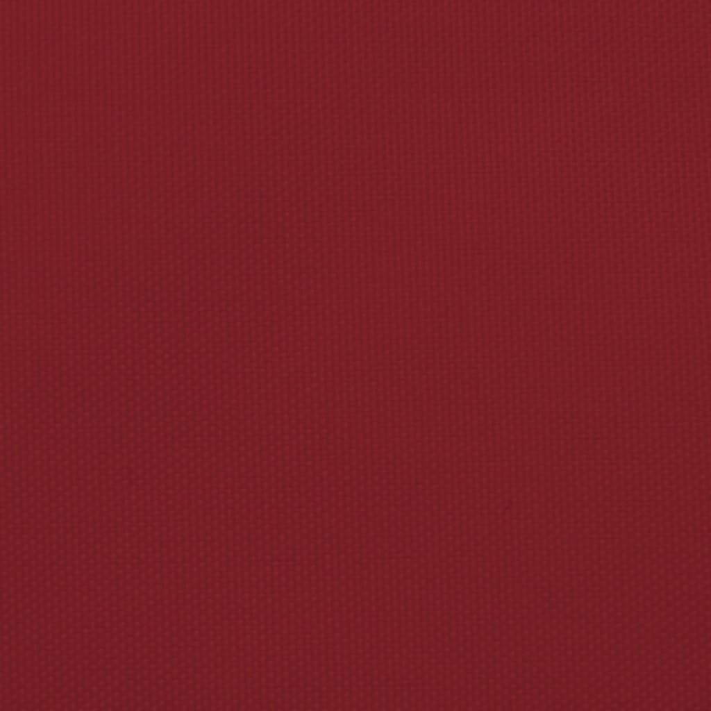Parasole a Vela Oxford Rettangolare 3,5x5 m Rosso 135655