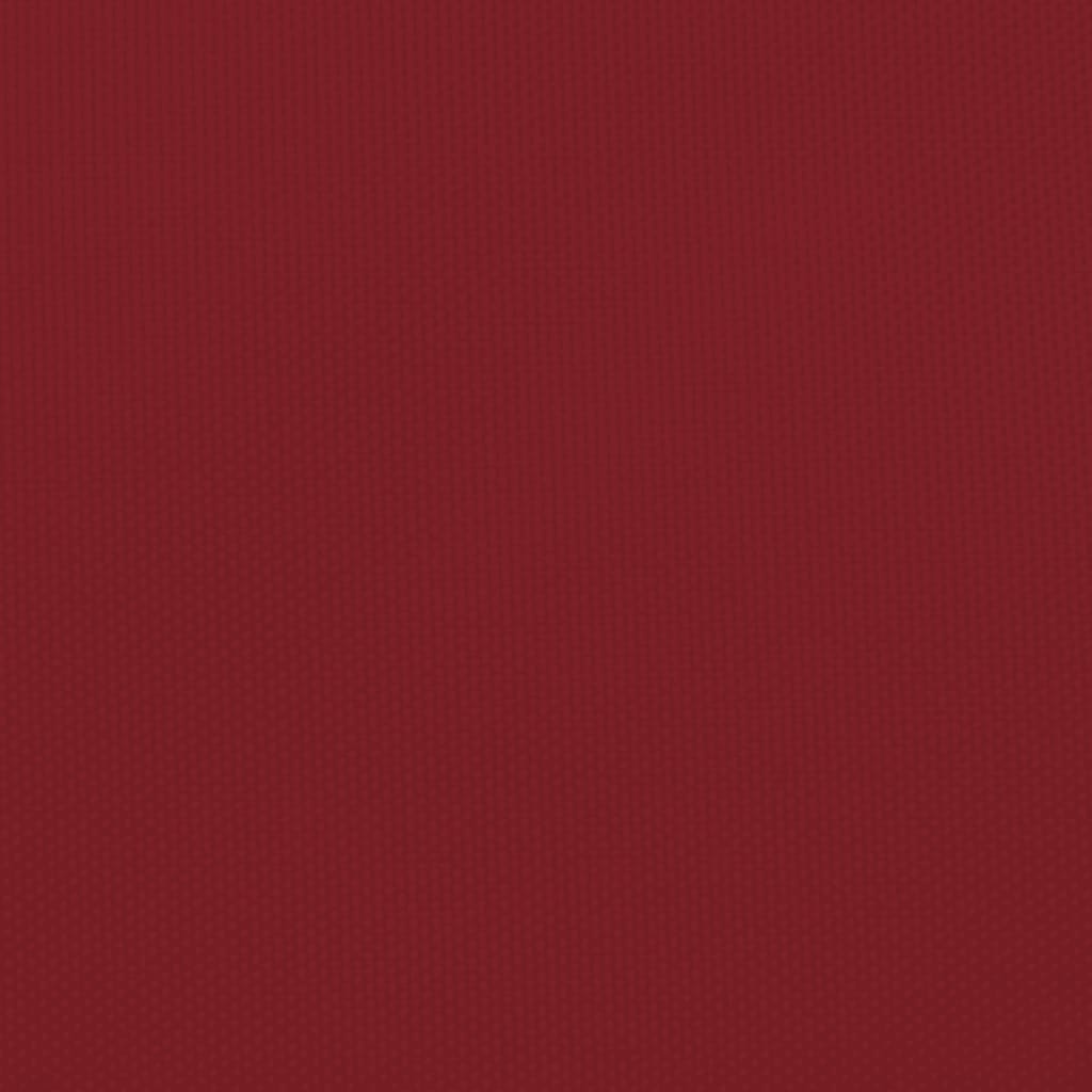 Parasole a Vela Oxford Rettangolare 4x5 m Rosso