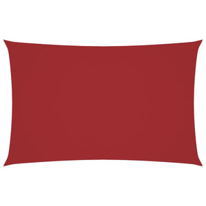 Parasole a Vela Oxford Rettangolare 4x7 m Rosso 135658