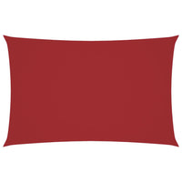Parasole a Vela Oxford Rettangolare 4x7 m Rosso