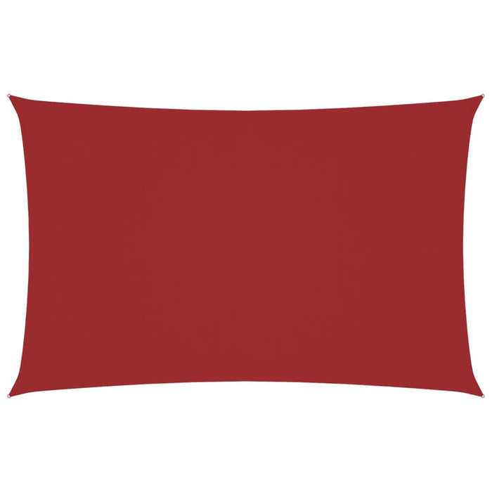 Parasole a Vela Oxford Rettangolare 4x7 m Rosso