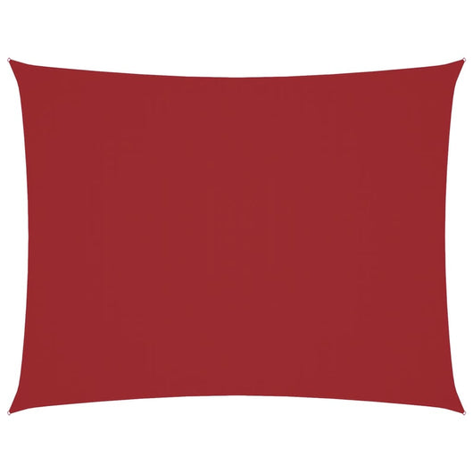 Parasole a Vela Tessuto Oxford Rettangolare 5x7m Rosso 135660