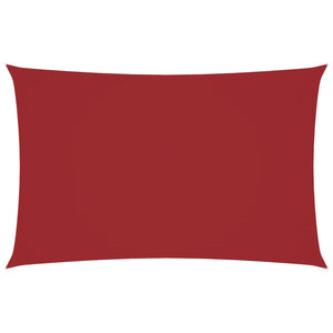 Parasole a Vela Oxford Rettangolare 5x8 m Rosso 135661