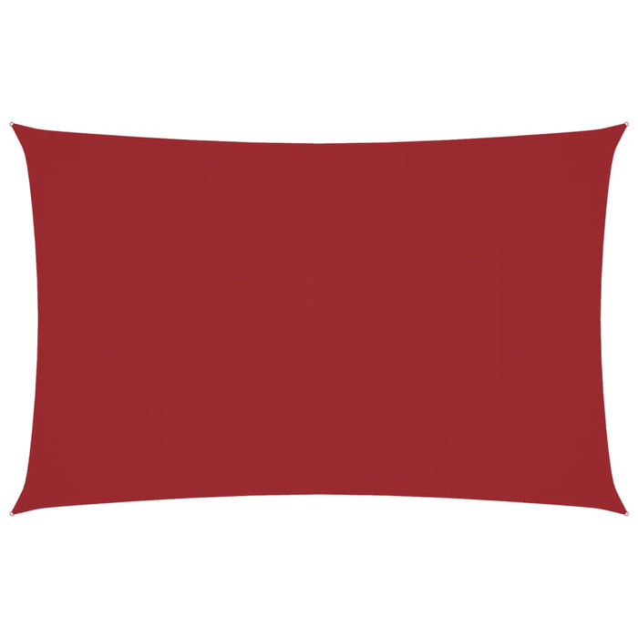 Parasole a Vela Oxford Rettangolare 5x8 m Rosso 135661