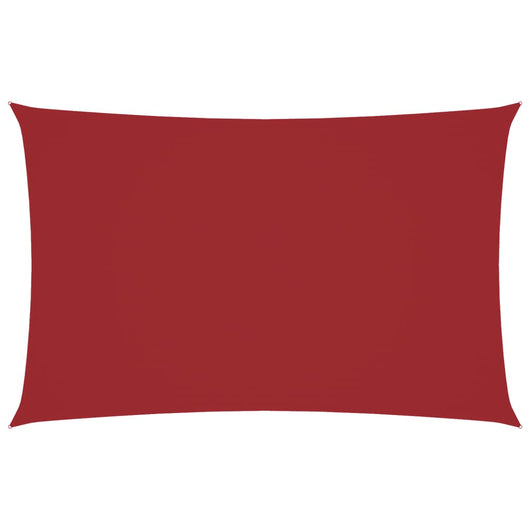 Parasole a Vela Oxford Rettangolare 5x8 m Rosso