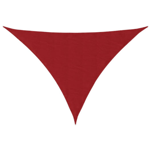 Parasole a Vela Oxford Triangolare 3x4x5 m Rosso