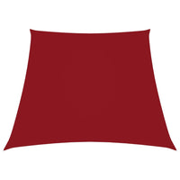Parasole a Vela in Tela Oxford a Trapezio 2/4x3 m Rosso