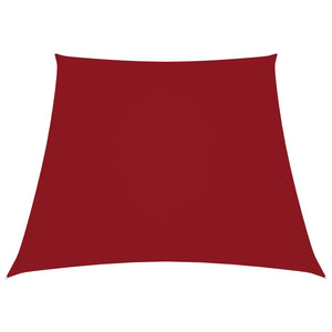 Parasole a Vela in Tela Oxford a Trapezio 2/4x3 m Rosso