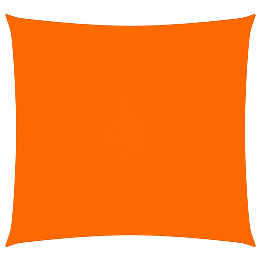 Parasole a Vela in Tela Oxford Quadrata 3x3 m Arancione 135687