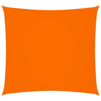 Vela Parasole in Tela Oxford Quadrata 4x4 m Arancione 135689