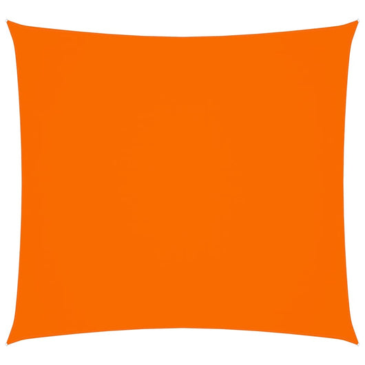 Parasole a Vela in Tela Oxford Quadrato 4,5x4,5 m Arancione 135690