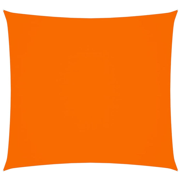 Parasole a Vela in Tela Oxford Quadrato 4,5x4,5 m Arancione 135690