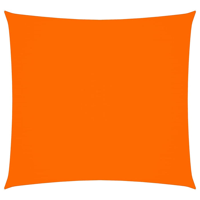 Parasole a Vela in Tela Oxford Quadrata 6x6 m Arancione 135692