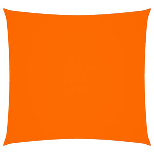 Parasole a Vela in Tela Oxford Quadrata 7x7 m Arancione 135693