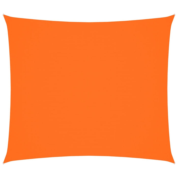 Parasole a Vela Oxford Rettangolare 2x2,5 m Arancione
