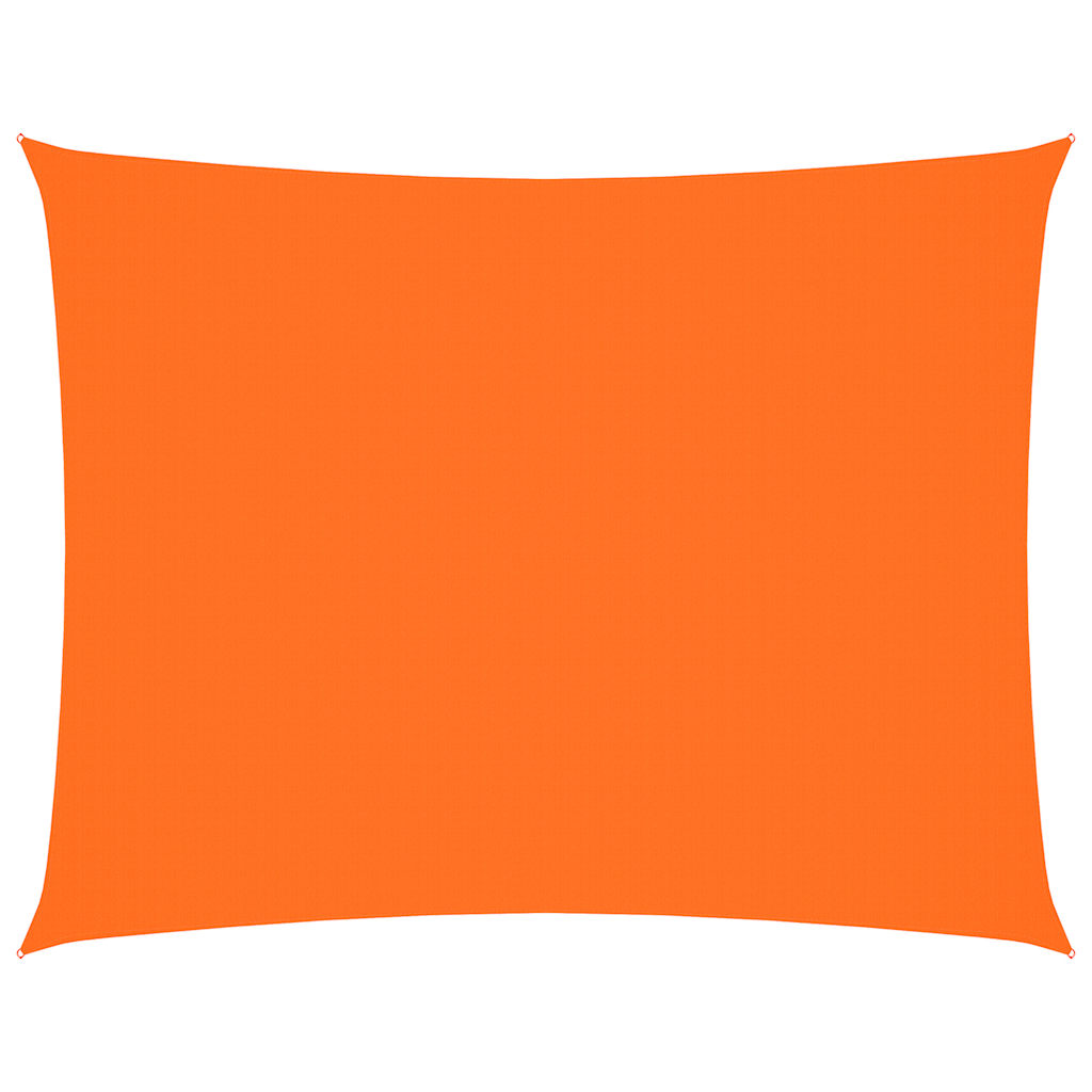 Parasole a Vela Oxford Rettangolare 2x3,5 m Arancione 135696