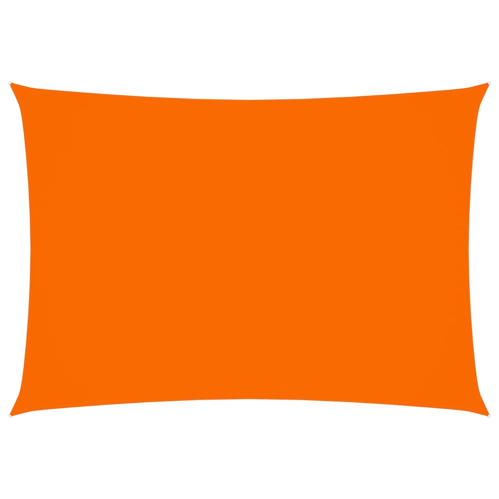 Vela parasole rettangolare in tessuto Oxford 2 x 4 m arancione 02_0009612