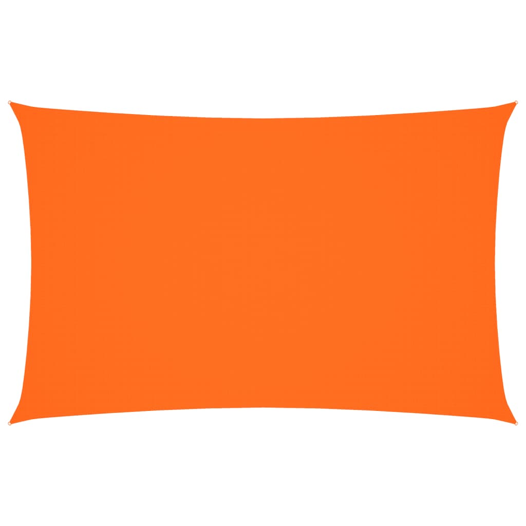 Parasole a Vela Oxford Rettangolare 2x4,5 m Arancione 135698