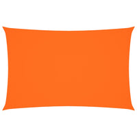Parasole a Vela Oxford Rettangolare 2x4,5 m Arancione 135698