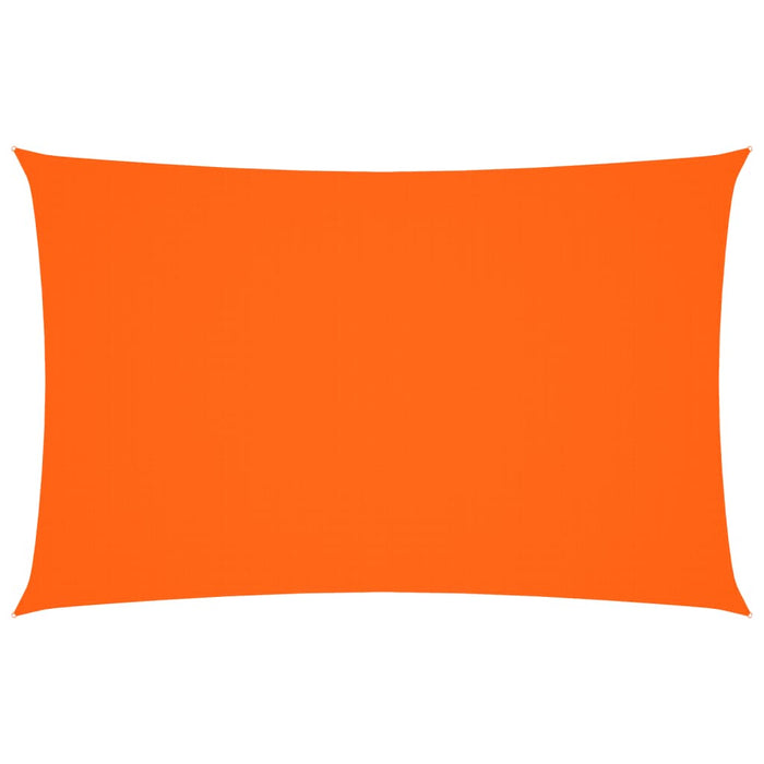 Parasole a Vela Oxford Rettangolare 2,5x5 m Arancione