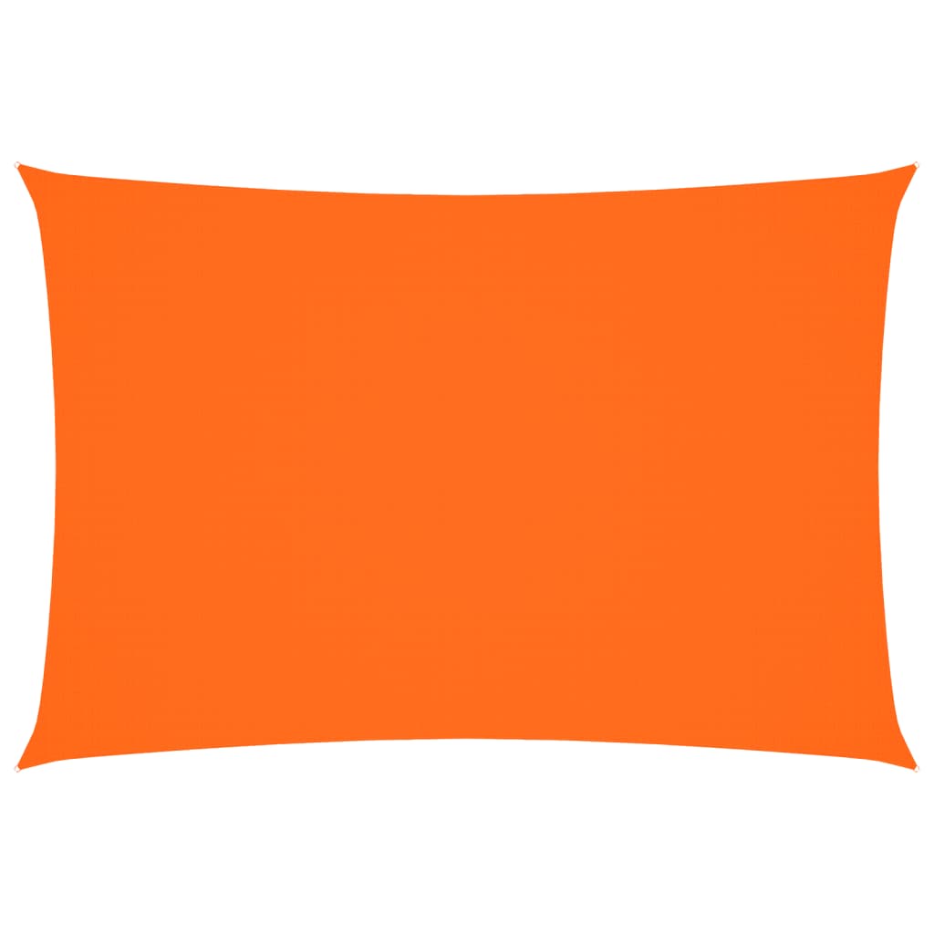 Parasole a Vela Oxford Rettangolare 3x5 m Arancione 135707