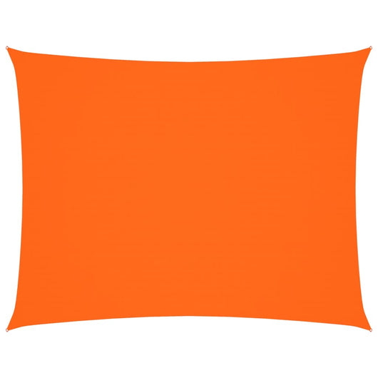Parasole a Vela Oxford Rettangolare 3,5x4,5 m Arancione