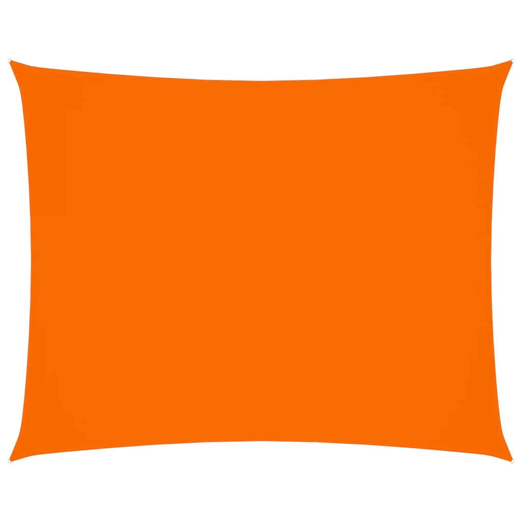 Vela parasole rettangolare in tessuto Oxford 35 x 45 m arancione 02_0009646
