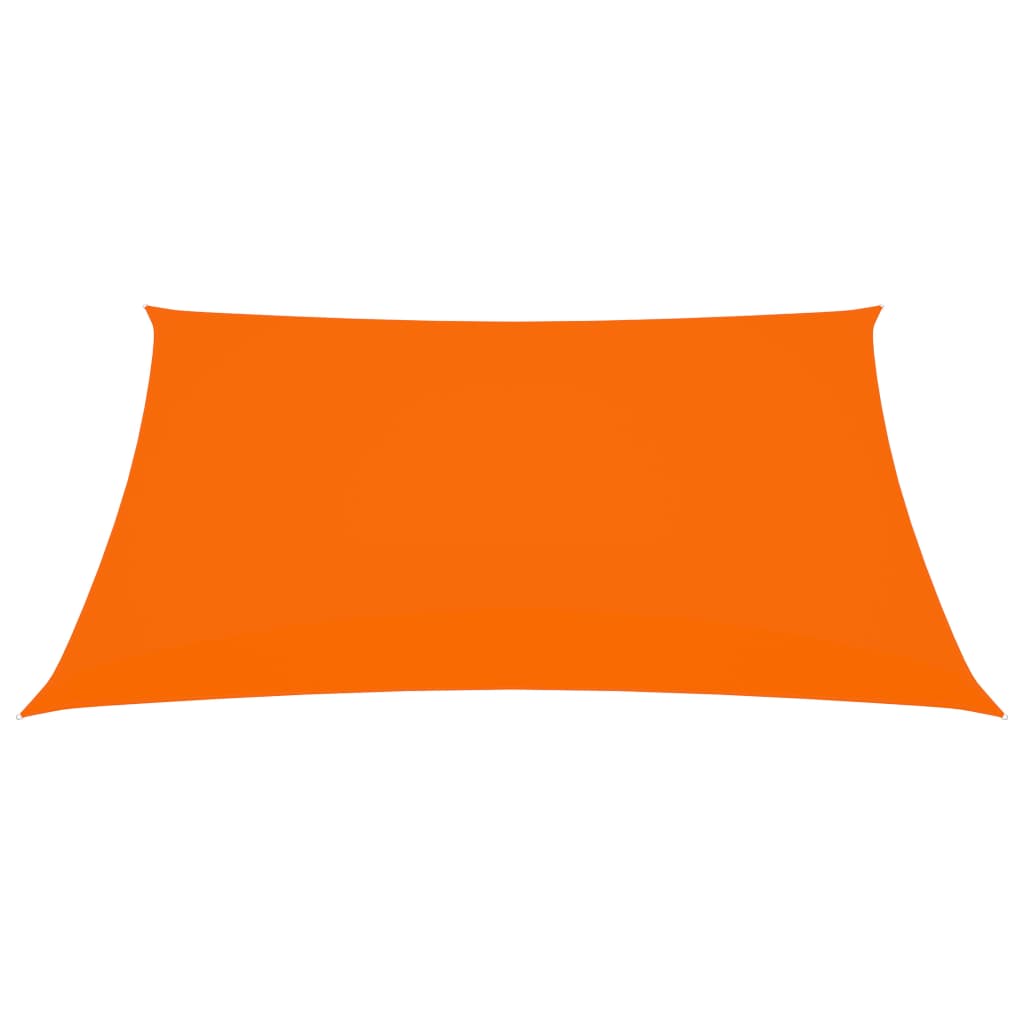 Vela parasole rettangolare in tessuto Oxford 35 x 45 m arancione 02_0009646