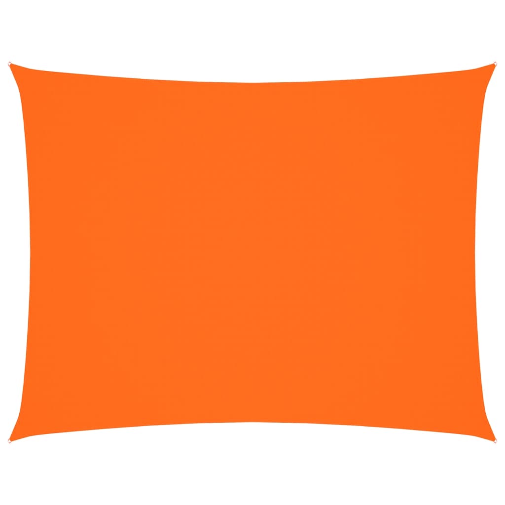 Parasole a Vela in Tessuto Oxford Rettangolare 3,5x5m Arancione cod mxl 21944