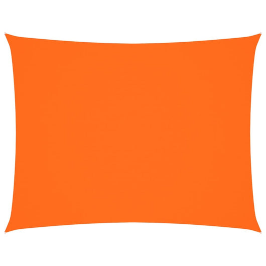 Parasole a Vela in Tessuto Oxford Rettangolare 3,5x5m Arancione cod mxl 21944