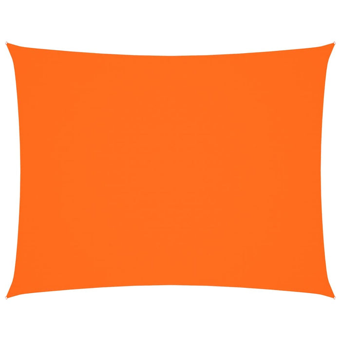 Parasole a Vela in Tessuto Oxford Rettangolare 3,5x5m Arancione cod mxl 21944