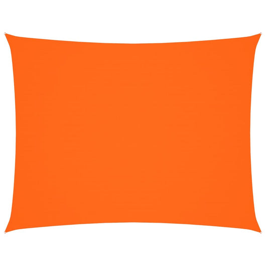 Parasole a Vela Oxford Rettangolare 4x5 m Arancione 135711