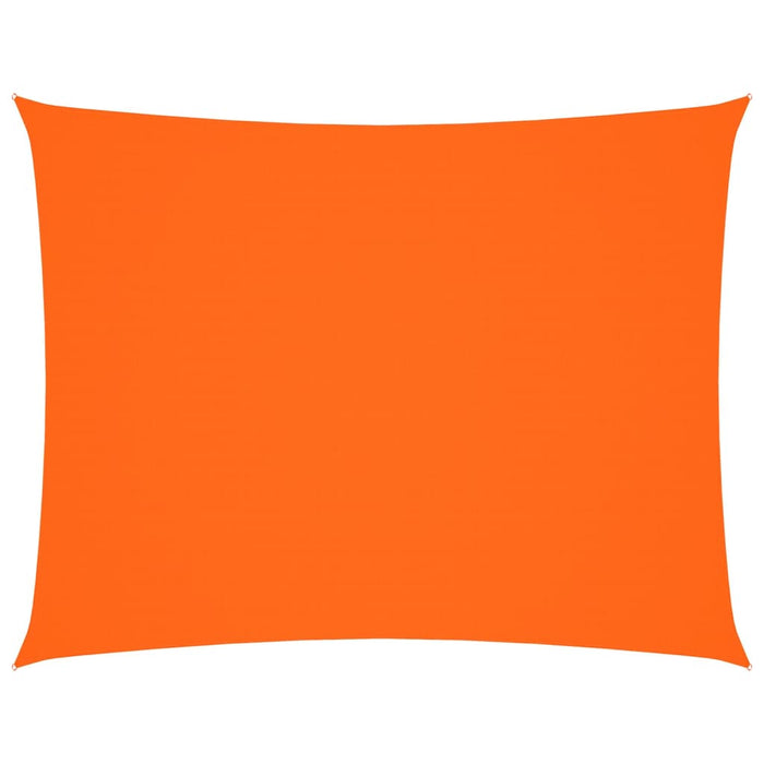 Parasole a Vela Oxford Rettangolare 4x5 m Arancione 135711