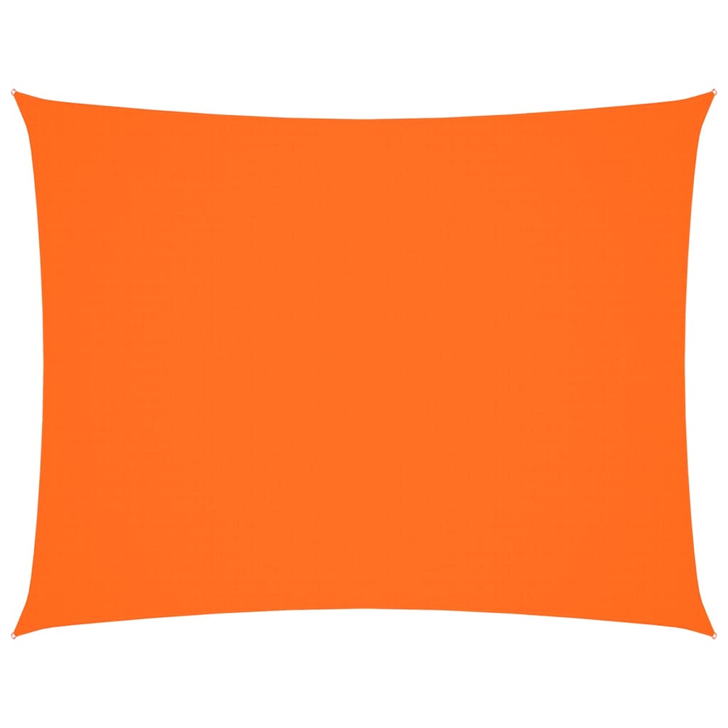 Parasole a Vela Oxford Rettangolare 4x6 m Arancione 135712
