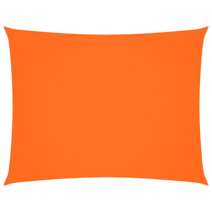 Parasole a Vela Oxford Rettangolare 4x6 m Arancione 135712
