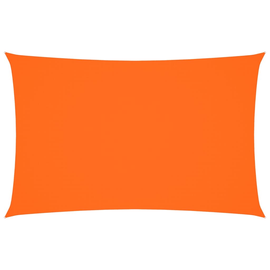 Parasole a Vela Oxford Rettangolare 4x7 m Arancione 135713