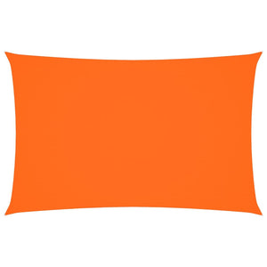 Parasole a Vela Oxford Rettangolare 4x7 m Arancione 135713