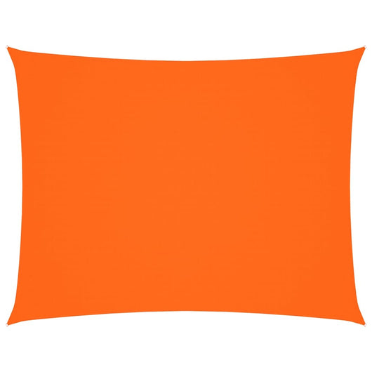 Parasole a Vela Oxford Rettangolare 5x6 m Arancione 135714